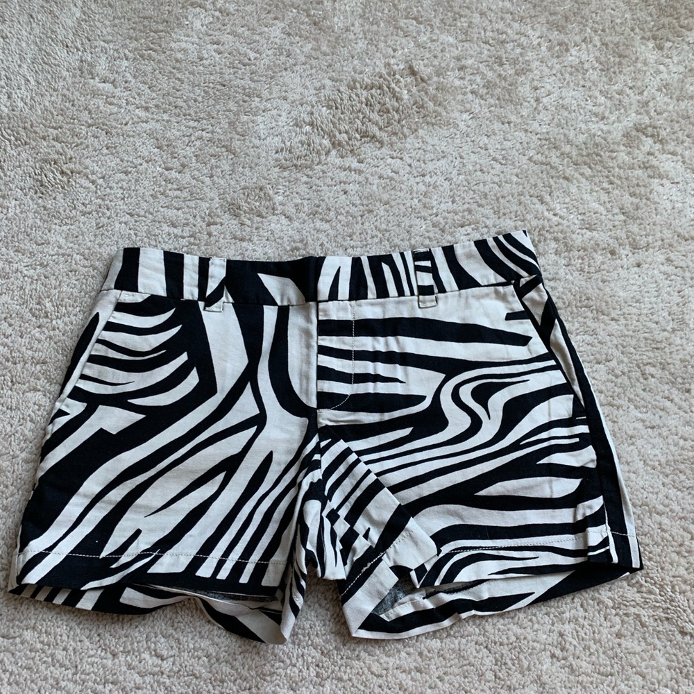 Loft zebra print shorts